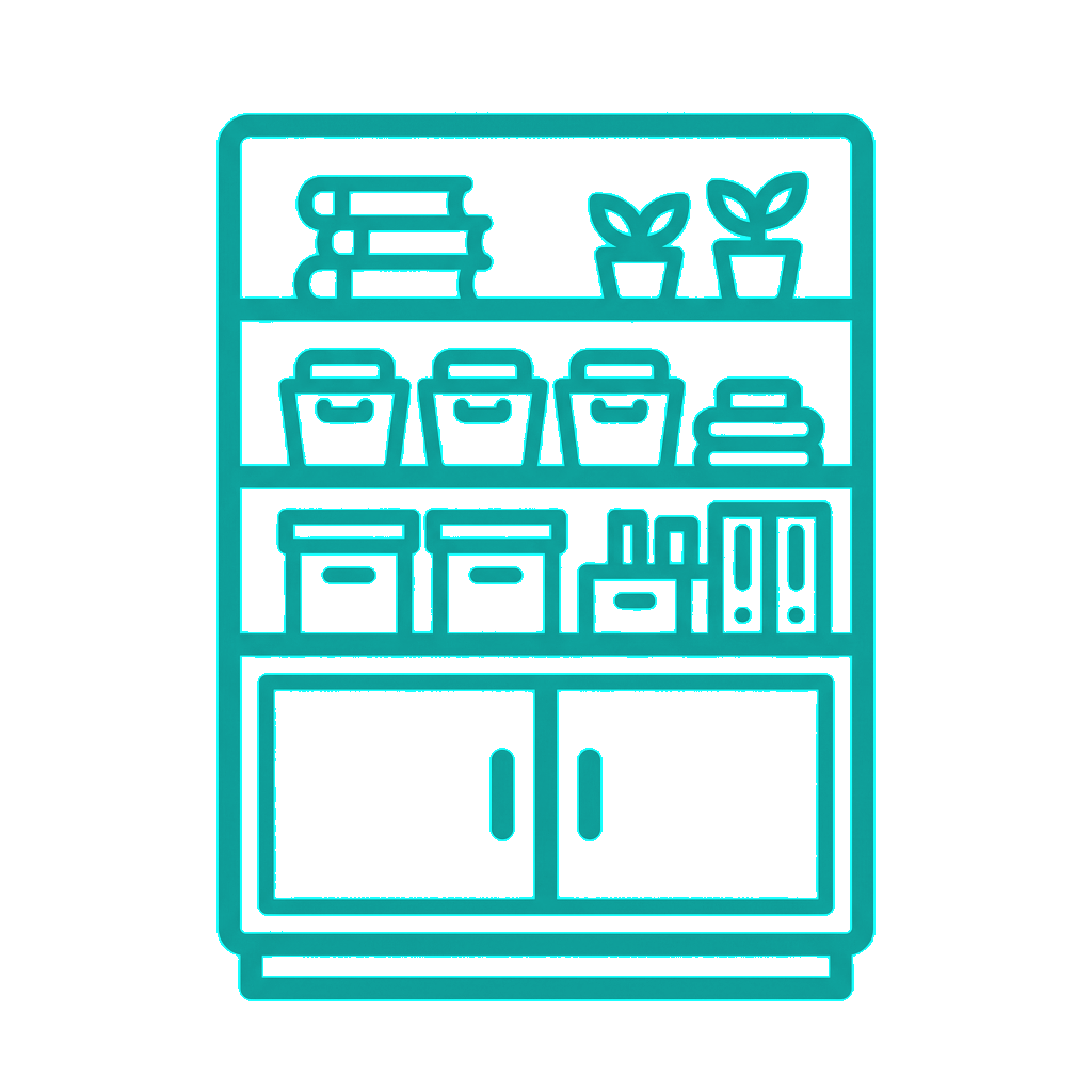 収納セットアップ